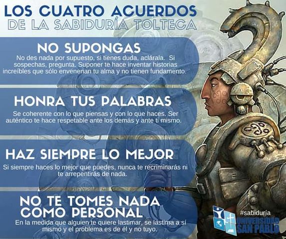 Los cuatro acuerdos de la sabiduría Tolteca